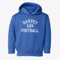 Harvey Arkansas Football Toddler Hoodie additional view 1
