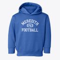 Meredith Pennsylvania Football Toddler Hoodie additional view 1