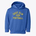Deep Elm Arkansas Football Toddler Hoodie additional view 1
