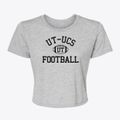 University Of Texas- University Charter School Classic Football Women's Crop Top additional view 1