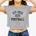 University Of Texas- University Charter School Classic Football Women's Crop Top additional view 3