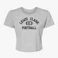 Lewis & Clark High School Classic Football Women's Crop Top additional view 1