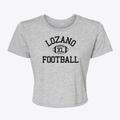 Lozano Bilingual & International Magnet School Classic Football Women's Crop Top additional view 1