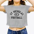 St Nicholas Parish - Munster Classic Football Women's Crop Top additional view 3