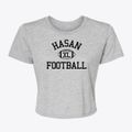 Hasan Prep & Leadership School Classic Football Women's Crop Top additional view 1