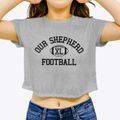 Our Shepherd Lutheran Church & School Classic Football Women's Crop Top additional view 3