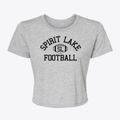 Spirit Lake High School Classic Football Women's Crop Top additional view 1