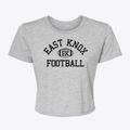 East Knox High School Classic Football Women's Crop Top additional view 1