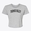 Thomas Haley Elementary School Varsity Arch Women's Crop Top additional product view 1
