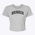 Brinker Elementary School Varsity Arch Women's Crop Top additional product view 1
