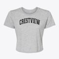 Crestview Elementary School Varsity Arch Women's Crop Top additional product view 1