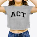 Academy Of Careers & Technology Varsity Arch Women's Crop Top additional view 3