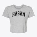 Hasan Prep & Leadership School Varsity Arch Women's Crop Top additional view 1