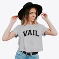 Vail Academy & High School Varsity Arch Women's Crop Top additional view 2