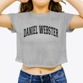 Daniel Webster Elementary School Varsity Arch Women's Crop Top additional product view 3