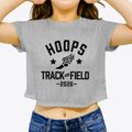Hoops Express / Flash Track and Field Women's Crop Top additional view 3