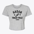 Hasan Prep & Leadership School Track and Field Women's Crop Top additional view 1