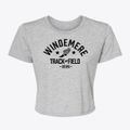 Windemere Elementary School Track and Field Women's Crop Top additional product view 1