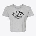 Faith Family Academy - Oak Cliff Track and Field Women's Crop Top additional view 1