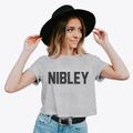 Nibley Utah Classic Block Women's Crop Top additional view 2