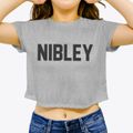 Nibley Utah Classic Block Women's Crop Top additional view 3