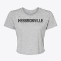 Hebbronville Texas Classic Block Women's Crop Top additional view 1