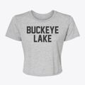 Buckeye Lake Ohio Classic Block Women's Crop Top additional view 1