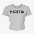 Marietta Pennsylvania Classic Block Women's Crop Top additional view 1