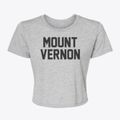 Mount Vernon Kentucky Classic Block Women's Crop Top additional view 1