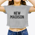 New Madison Ohio Classic Block Women's Crop Top additional view 3