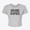 Grand Rapids Ohio Classic Block Women's Crop Top additional view 1