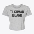 Tilghman Island Maryland Classic Block Women's Crop Top additional view 1