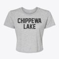 Chippewa Lake Ohio Classic Block Women's Crop Top additional view 1