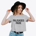 Palisades Park New Jersey Classic Block Women's Crop Top additional view 2