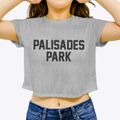 Palisades Park New Jersey Classic Block Women's Crop Top additional view 3