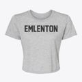 Emlenton Pennsylvania Classic Block Women's Crop Top additional view 1