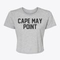 Cape May Point New Jersey Classic Block Women's Crop Top additional view 1