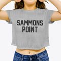 Sammons Point Illinois Classic Block Women's Crop Top additional view 3