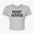 Mount Hermon New Jersey Classic Block Women's Crop Top additional view 1
