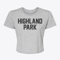 Highland Park Texas Classic Block Women's Crop Top additional view 1