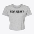 New Albany Mississippi Classic Block Women's Crop Top additional view 1