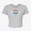 Willington Connecticut Diamond Star Women's Crop Top additional view 1