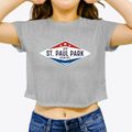 St. Paul Park Minnesota Diamond Star Women's Crop Top additional view 3