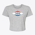 Vinton Iowa Diamond Star Women's Crop Top additional view 1