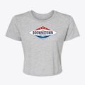 Brownstown Pennsylvania Diamond Star Women's Crop Top additional view 1