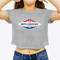 North Providence Rhode Island Diamond Star Women's Crop Top additional view 3