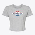 Kettleman City California Diamond Star Women's Crop Top additional view 1