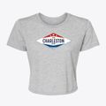 Charleston Maine Diamond Star Women's Crop Top additional view 1