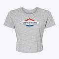 Garfield Heights Ohio Diamond Star Women's Crop Top additional view 1