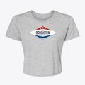 Brighton Vermont Diamond Star Women's Crop Top additional product view 1